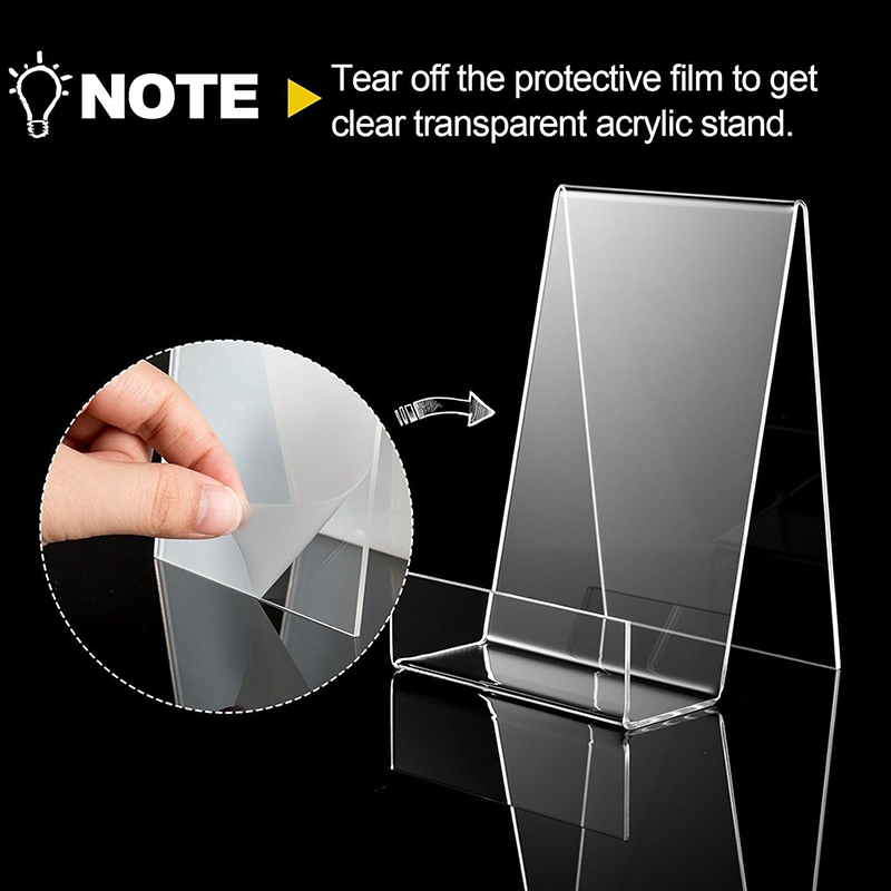 Clear Acrylic Book Stand Holder - 1Pc Acrylic Comic Book Display Stand