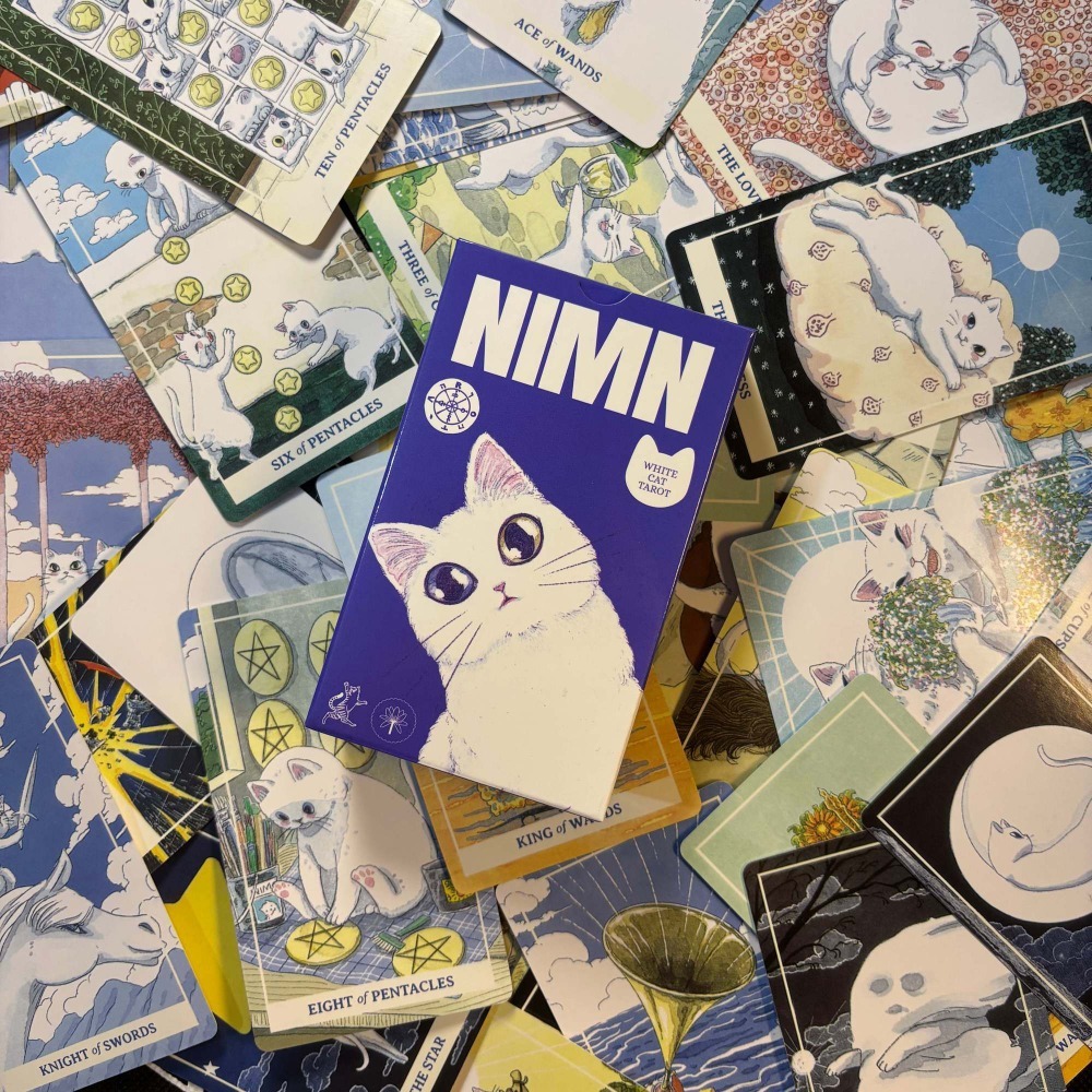 Whimsical Watercolor Feline Ka - огляд і ціна Tarot Deck With Guidebook