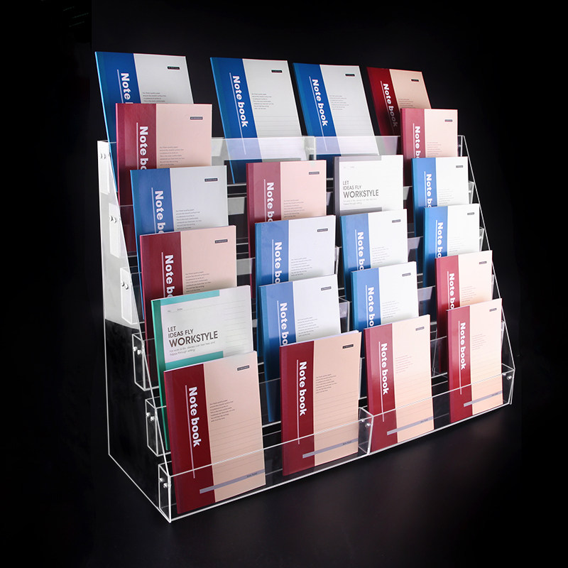 Stepped Clear Acrylic Notebook - огляд і ціна Clear Acrylic Book Stand Holder