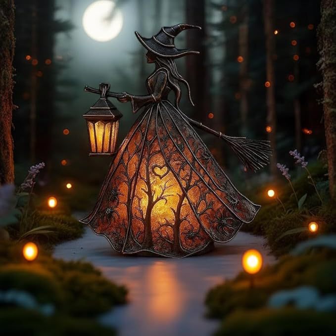 Witch Resin Tabletop Night Lig - огляд і ціна Movies