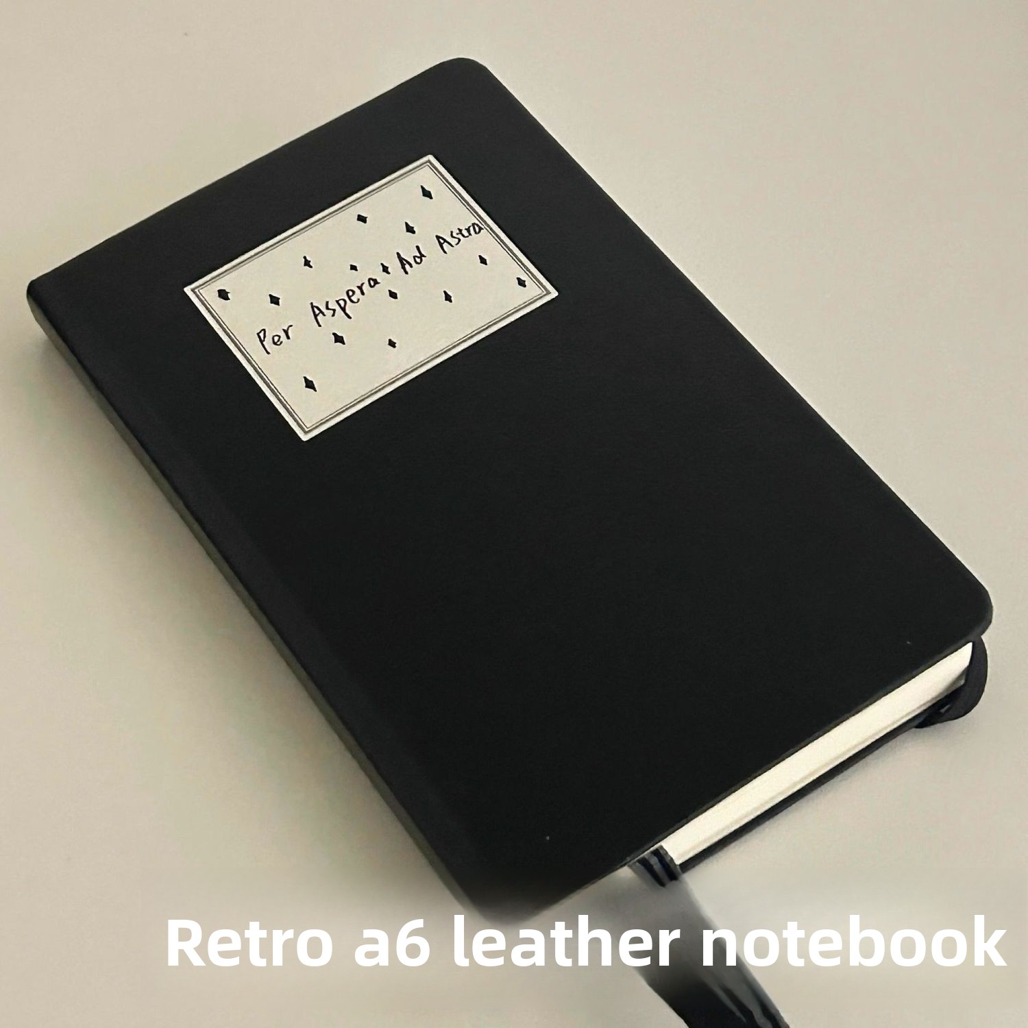 Vintage A6 Black Leather Journ - огляд і ціна Vintage Leather Journal Notebook