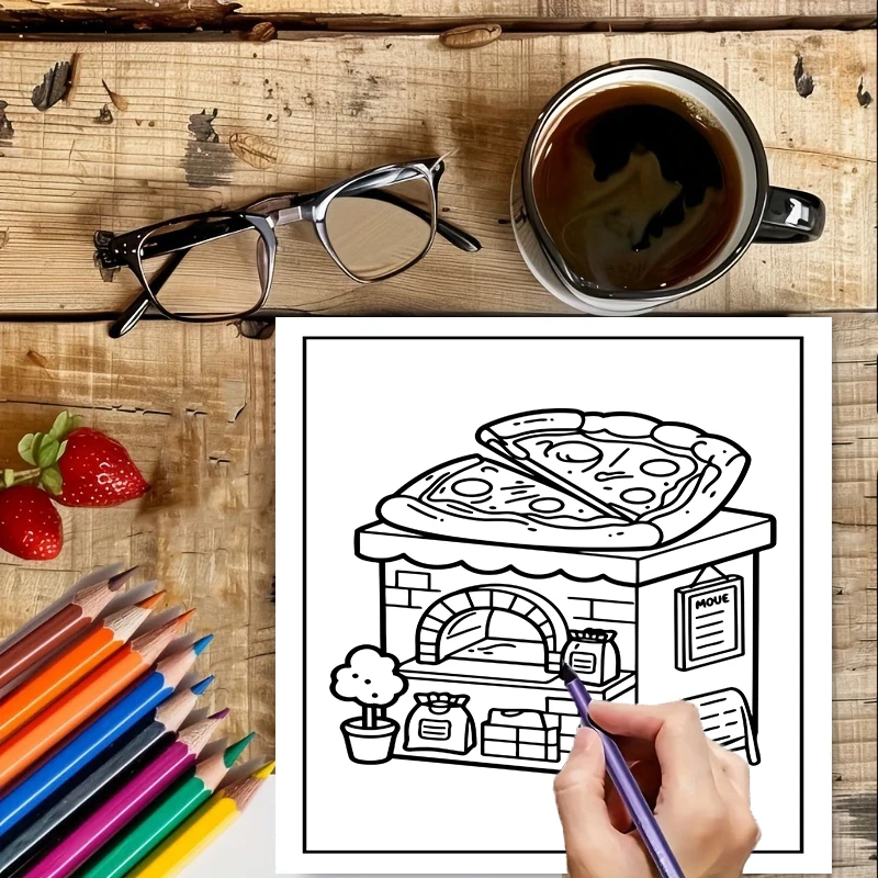 Coloring Book Little Spaces fo - огляд і ціна Adult Coloring Book Stress Relief