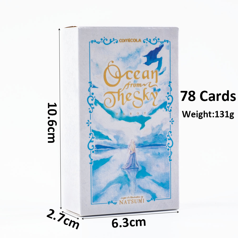 10.3*6cm Hand-Painted Watercol - огляд і ціна Tarot Deck With Guidebook