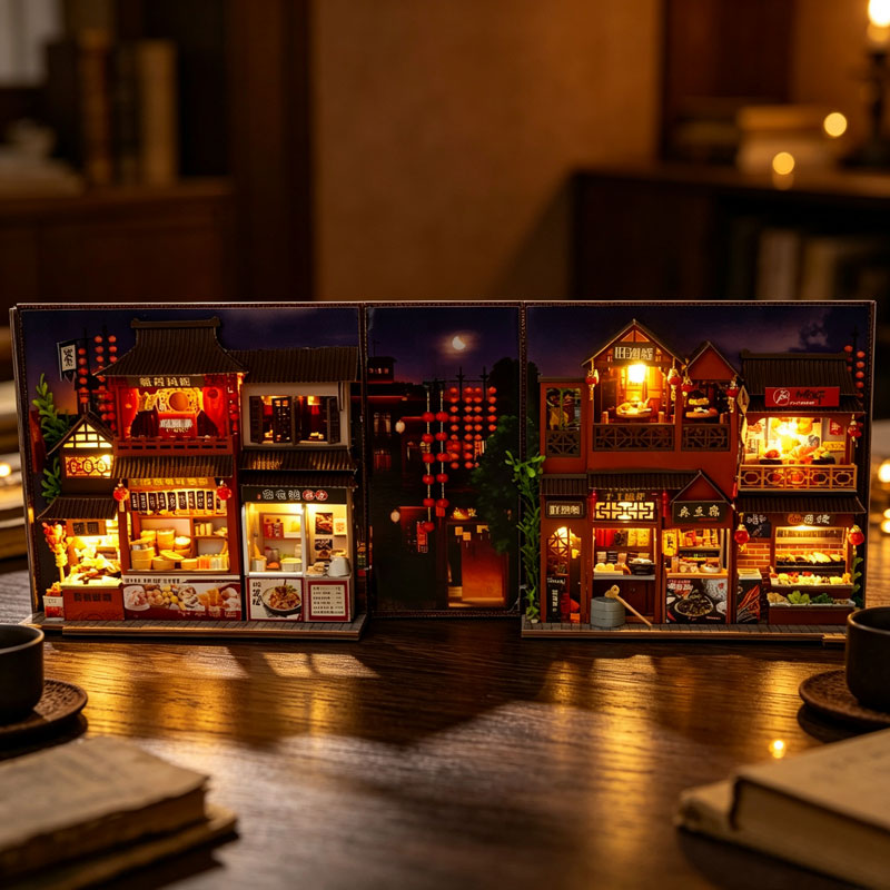 Diy Book Nook Doll House Minia - огляд і ціна Diy Wooden Book Nook Kit Shelf Insert