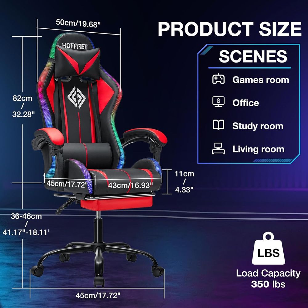 RGB Gaming Chair with Bluetoot - огляд і ціна Music