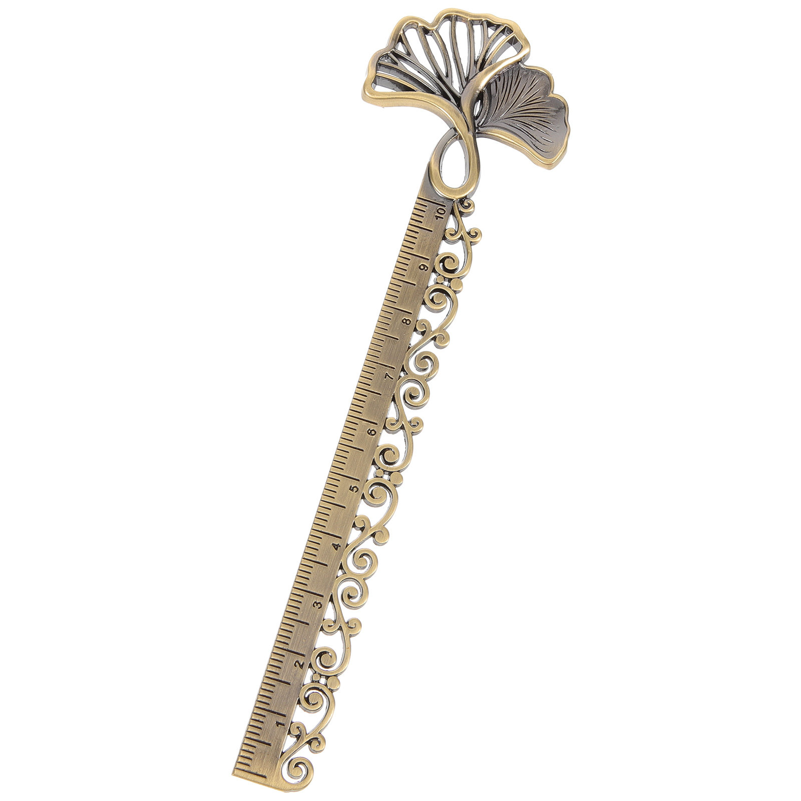 Metal Hollow Ginkgo Bookmark R - огляд і ціна Stationery Books