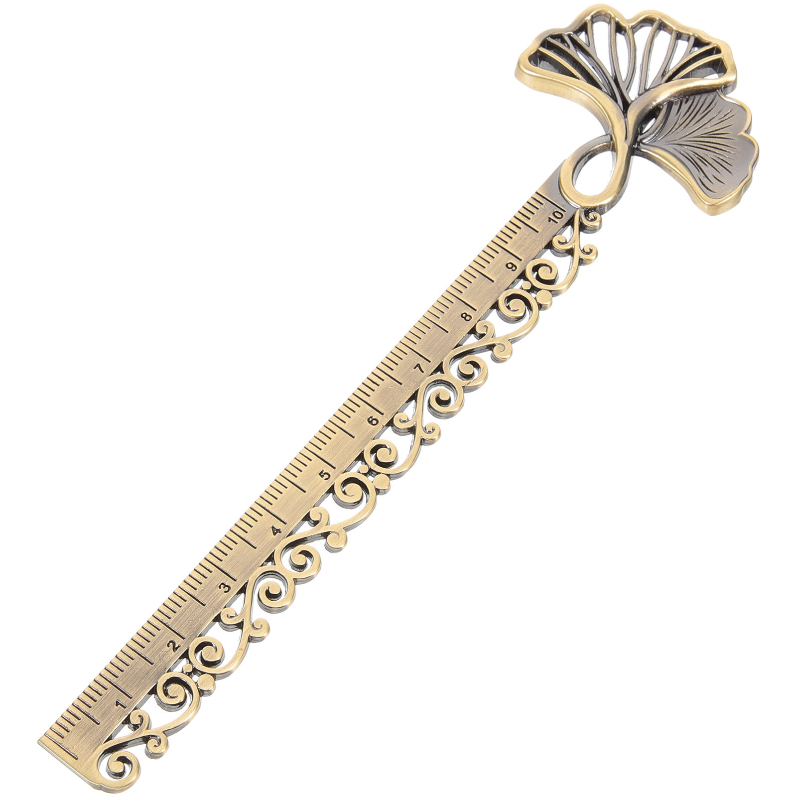 Metal Hollow Ginkgo Bookmark R - огляд і ціна Stationery Books