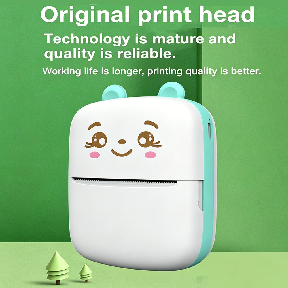 Mini Portable Pocket Inkless T - огляд і ціна Mini Pocket Thermal Printer Paper Roll
