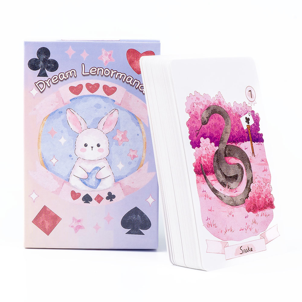 Rana Psychic Dream Lenormand T - огляд і ціна Tarot Deck With Guidebook