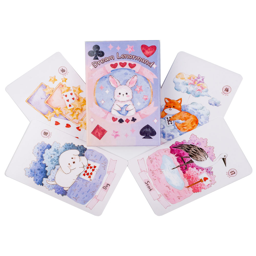 Rana Psychic Dream Lenormand T - огляд і ціна Tarot Deck With Guidebook