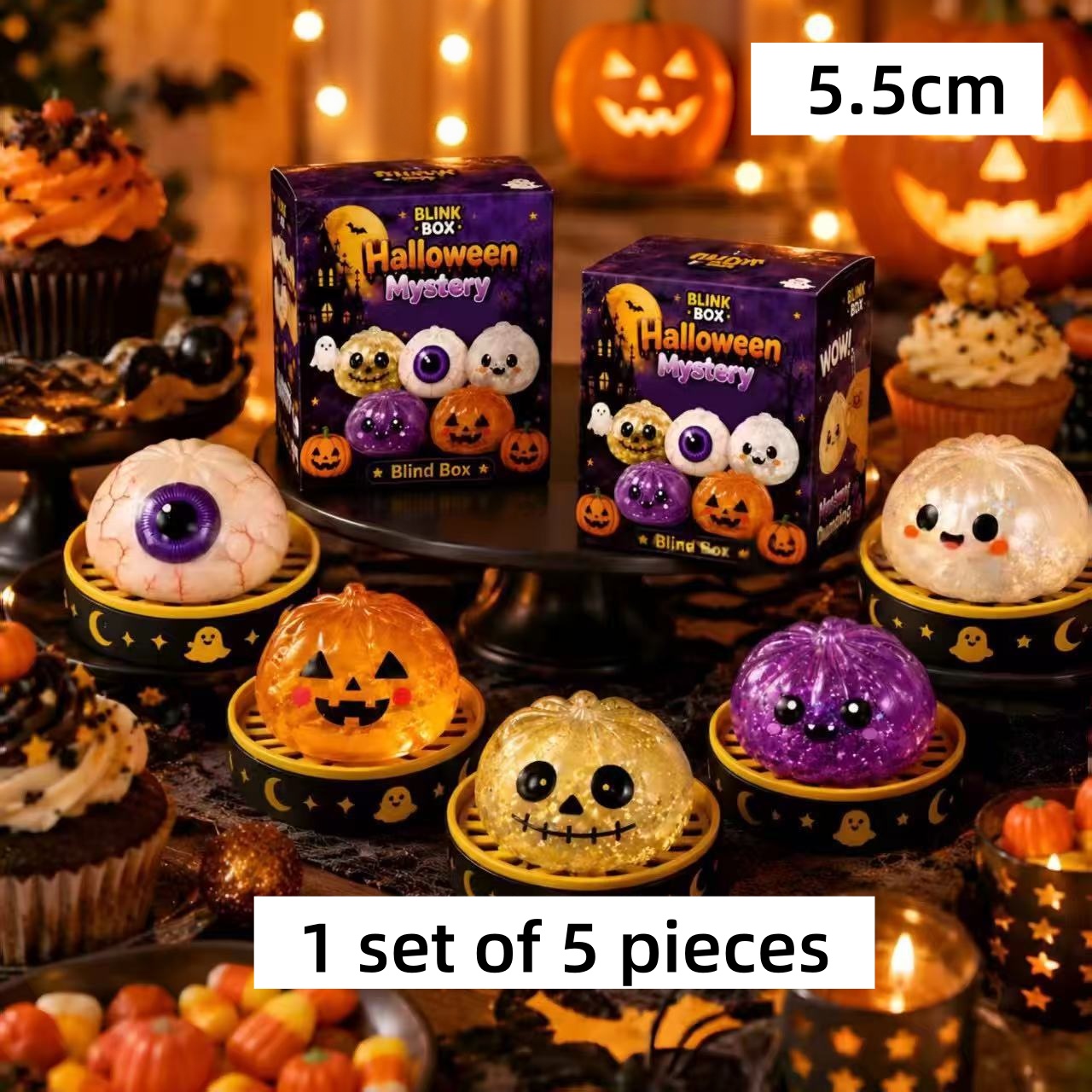 hot 5.5cm Halloween Ghost Pinc - огляд і ціна Music