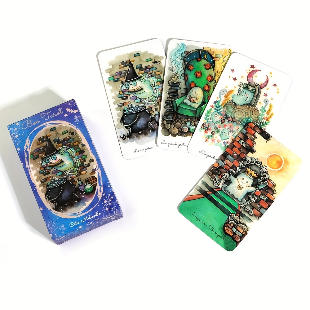 Boo Tarot Deck Ghosts Ghost Re - огляд і ціна Tarot Deck With Guidebook
