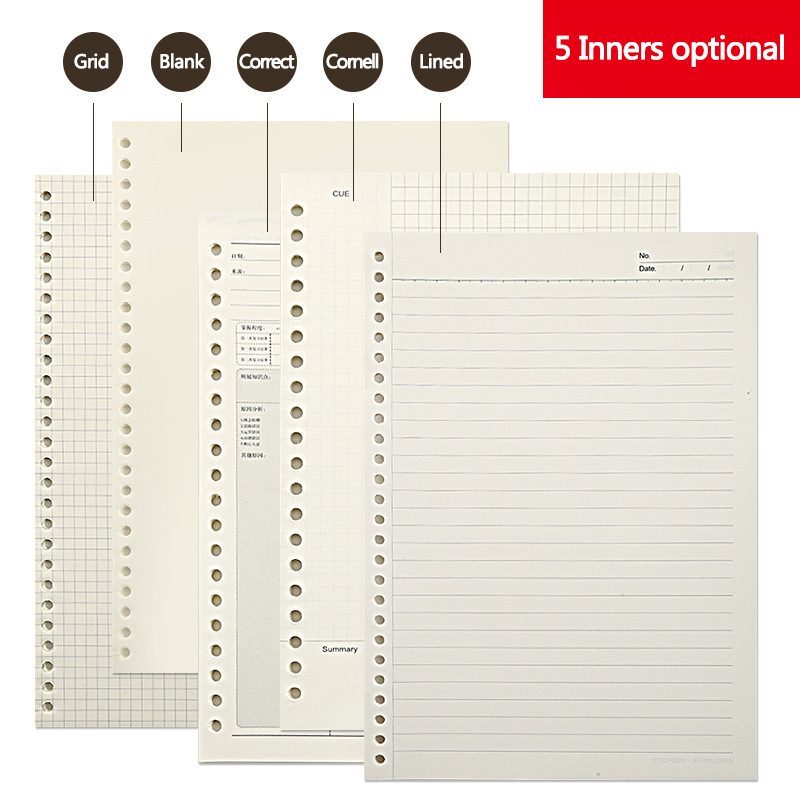 A5 B5 20Holes Loose-Leaf Noteb - огляд і ціна A5 Spiral Dotted Grid Notebook