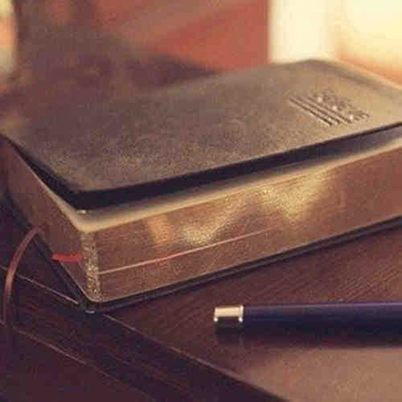 Vintage Thick Leather Bible No - огляд і ціна Vintage Leather Journal Notebook
