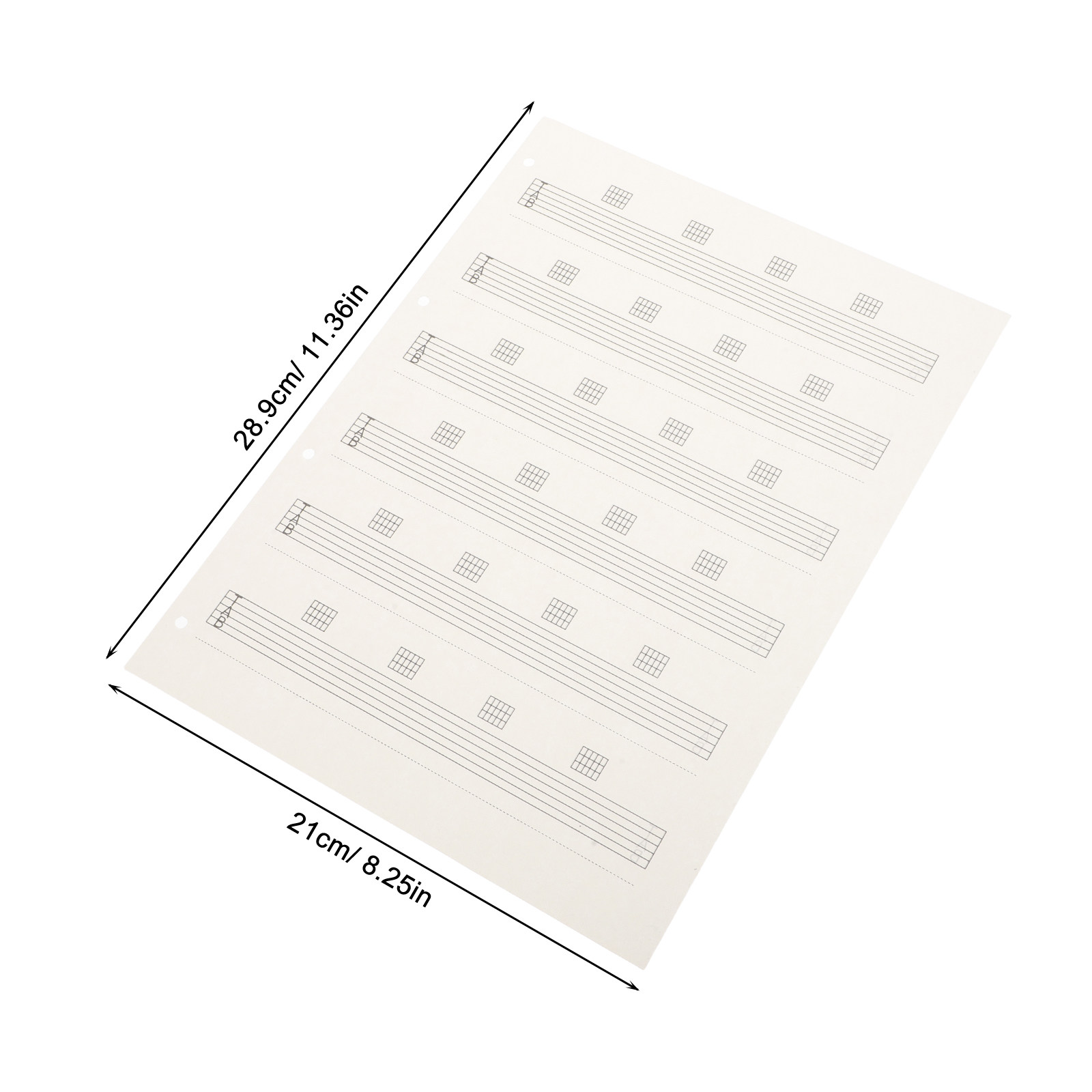 85Pcs Blank Guitar Tab Paper S - огляд і ціна Blank Sheet Music Notebook