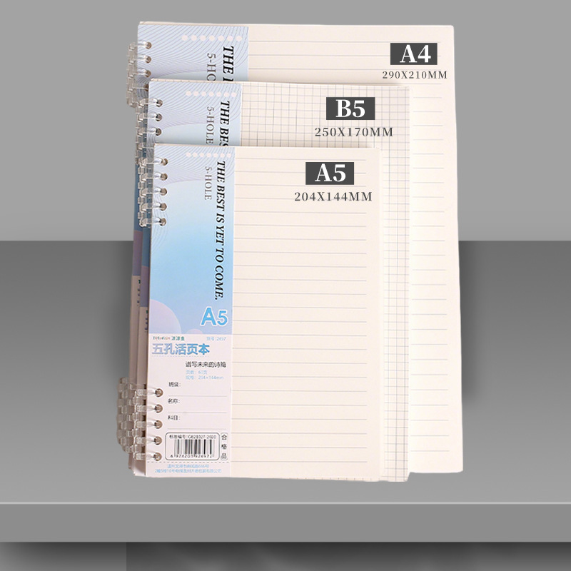A4 B5 A5 Loose Leaf Notebook R - огляд і ціна A5 Spiral Dotted Grid Notebook
