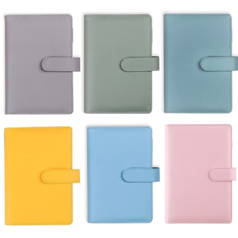 A6/A5 Macaroon Color PU Leathe - огляд і ціна Vintage Leather Journal Notebook